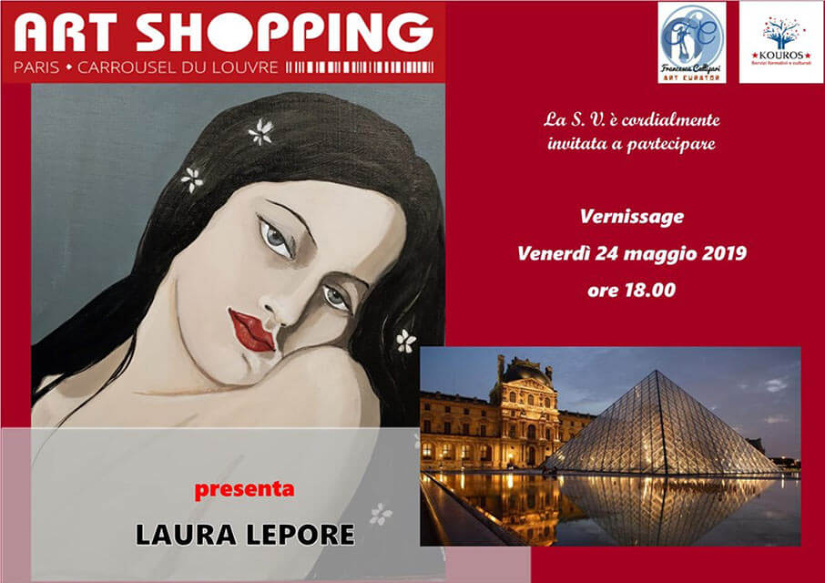 Laura Lepore Artista Torino locandina Carrousel-du-Louvre