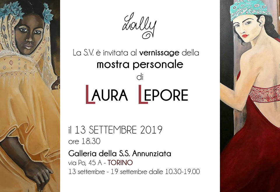 Laura Lepore Artista Torino vernissage